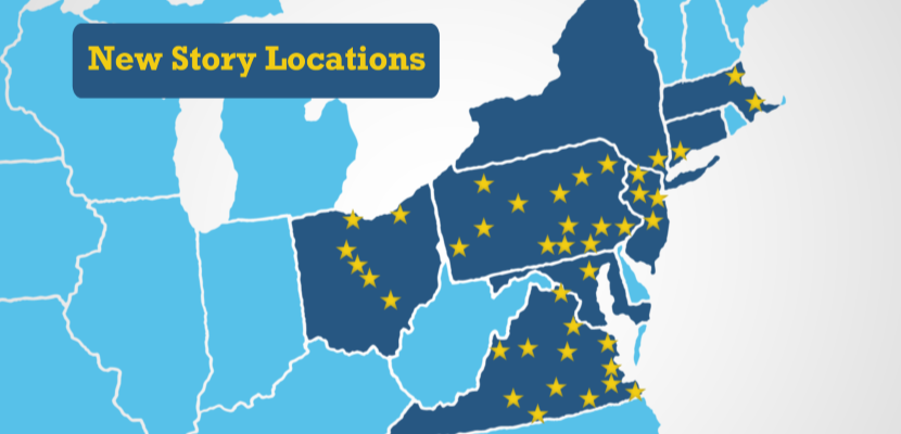 Map of all New Story locations across US