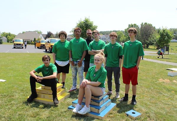 Group of students at field day